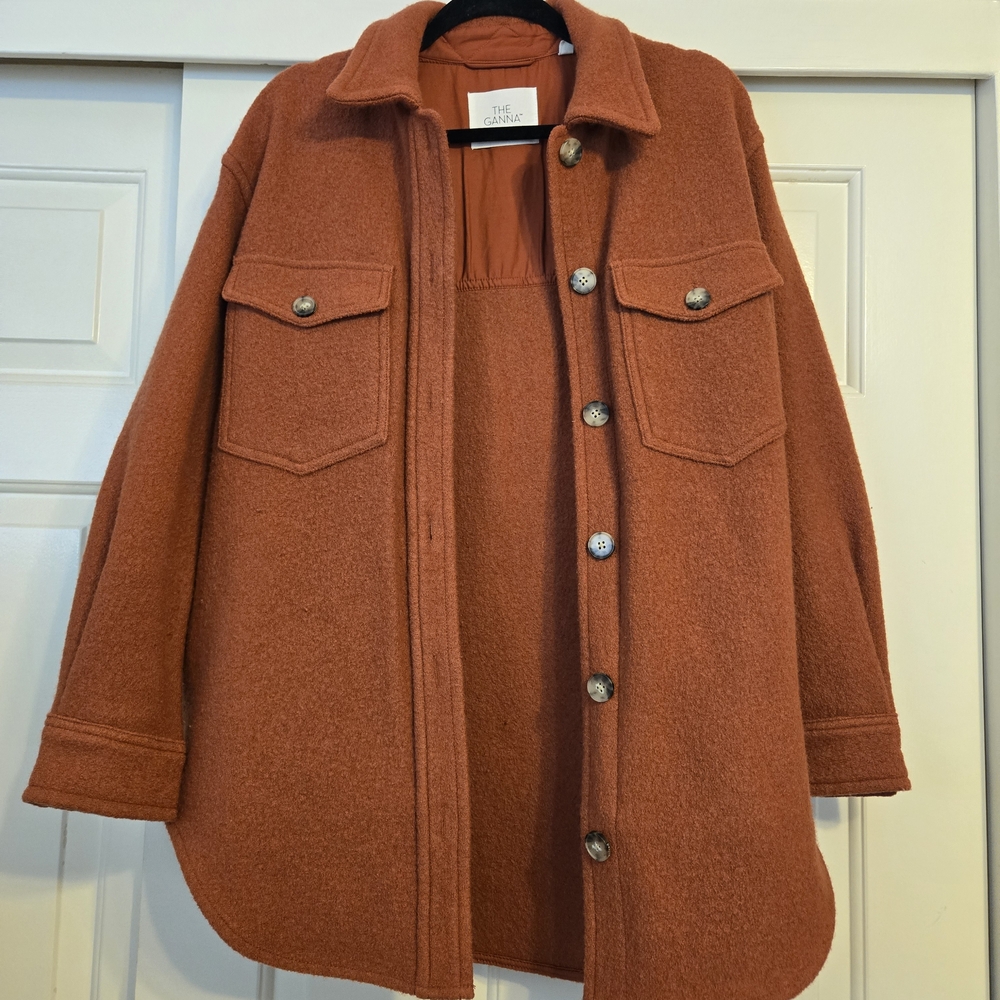 Aritzia Rust Utility Jacket - Picture 5 of 9